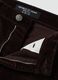 Brown bootcut stretch cotton jeans_5