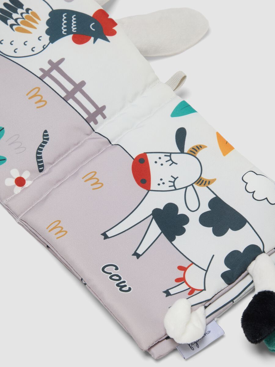Multicolour sensory baby book with farm animals_1