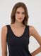 Black stretch vest top, regular fit_1