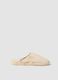 Beige open-back slippers_0