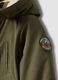 Long padded green parka with hood_3