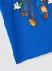 Blue short-sleeve stretch cotton T-shirt_2