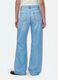 Light Blue Wide-Leg Jeans in Pure Cotton_2