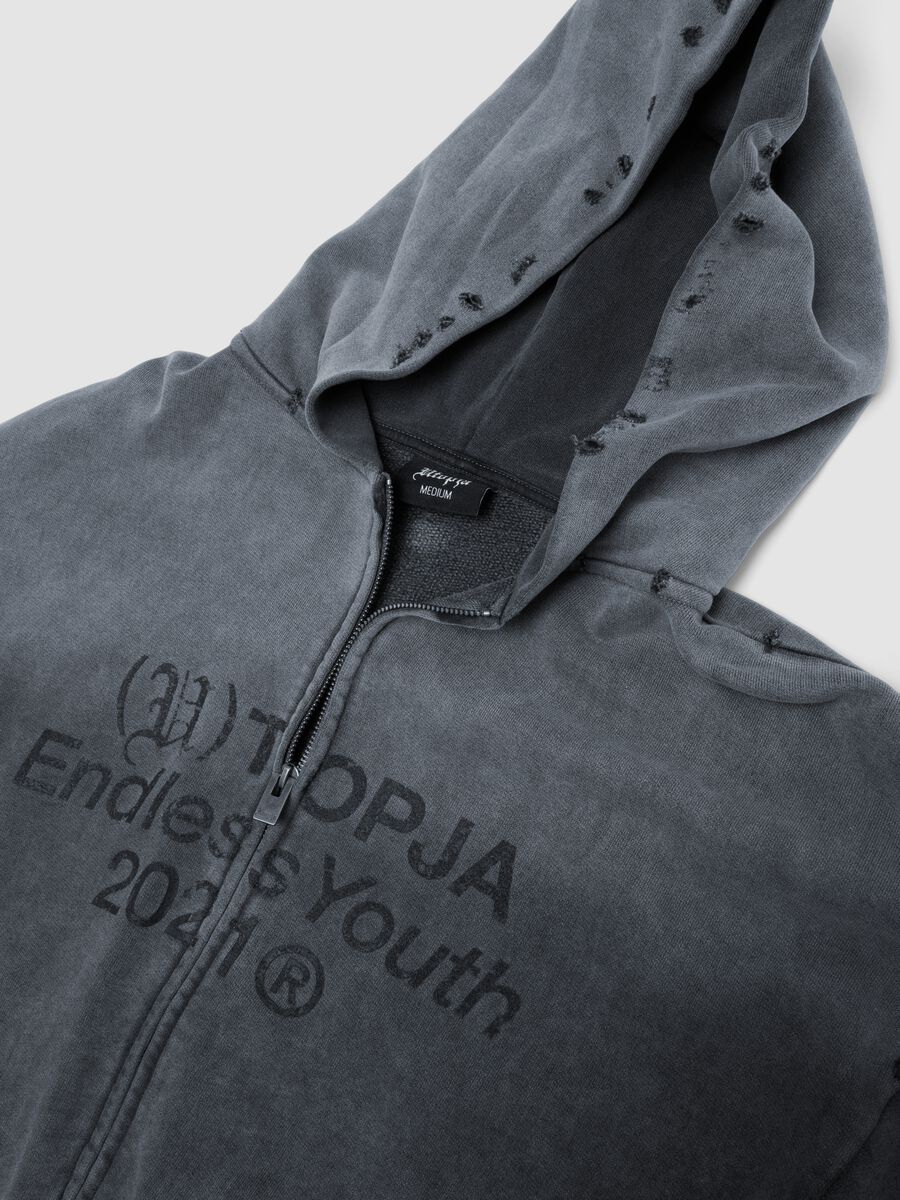 Full-Zip Hoodie Sunfaded Grey_6