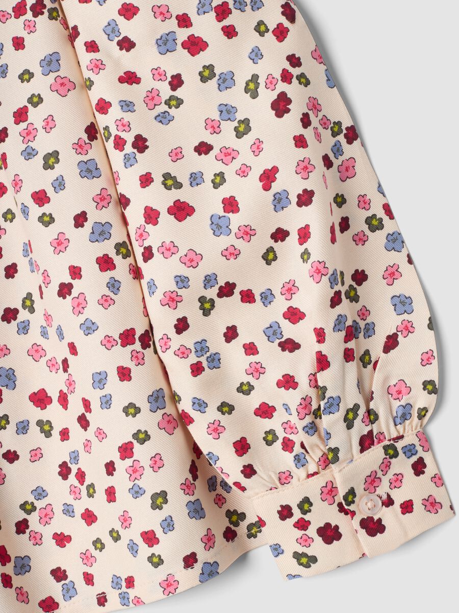 Multicolour pure viscose floral print shirt, regular fit_3