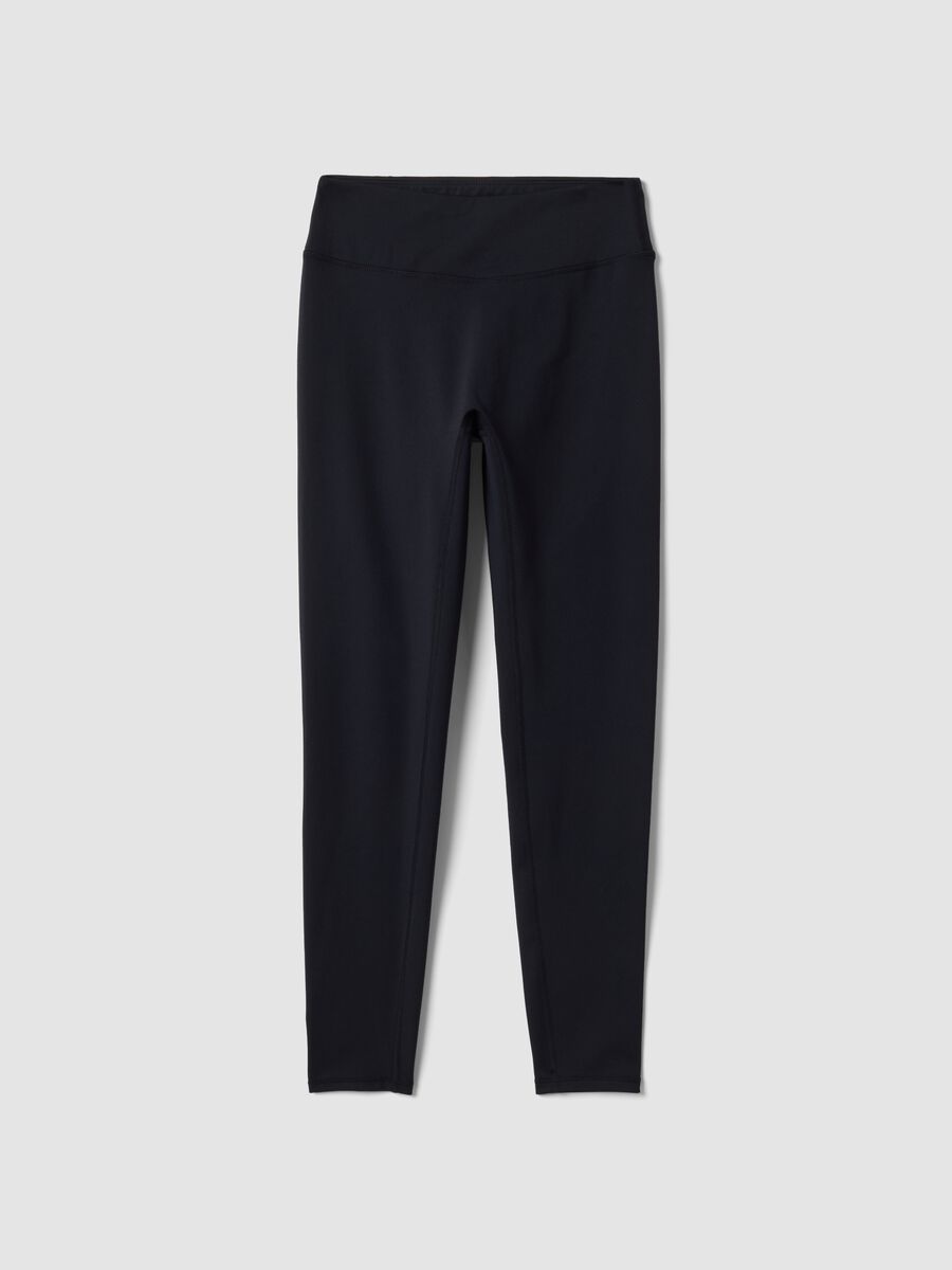 Black high-waisted breathable stretch leggings ALTAVIA STUDIO_5