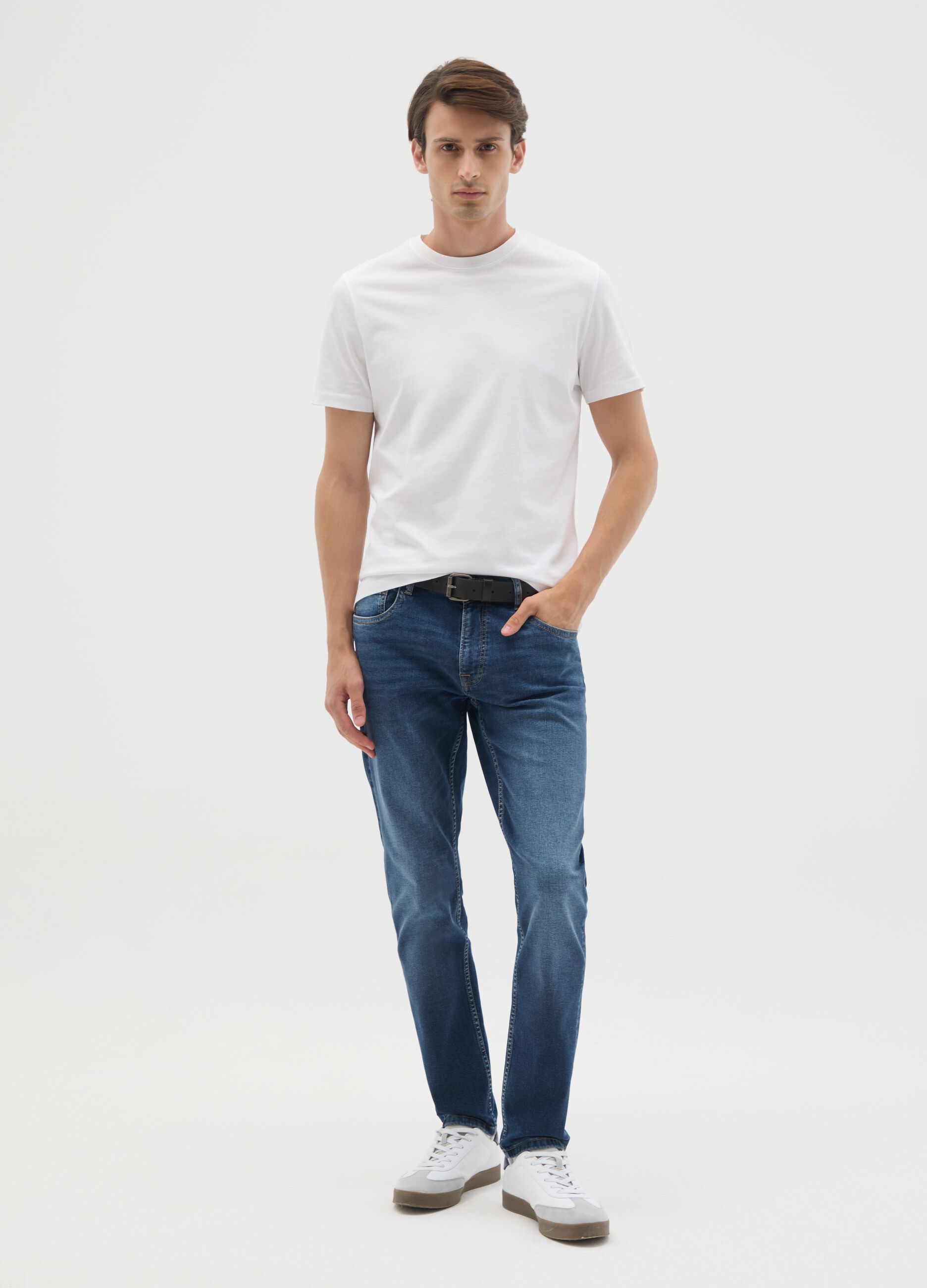 Skinny Fit Blue Denim Jeans