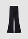 Black flared leggings in breathable stretch fabric ALTAVIA STUDIO_6
