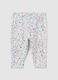 Baby Girl's Slim Fit Multicolour Pure Cotton Leggings_0