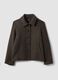 Brown wool and viscose-blend regular-fit blazer_0