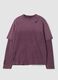 Double Longsleeve Sunfaded Wine_0