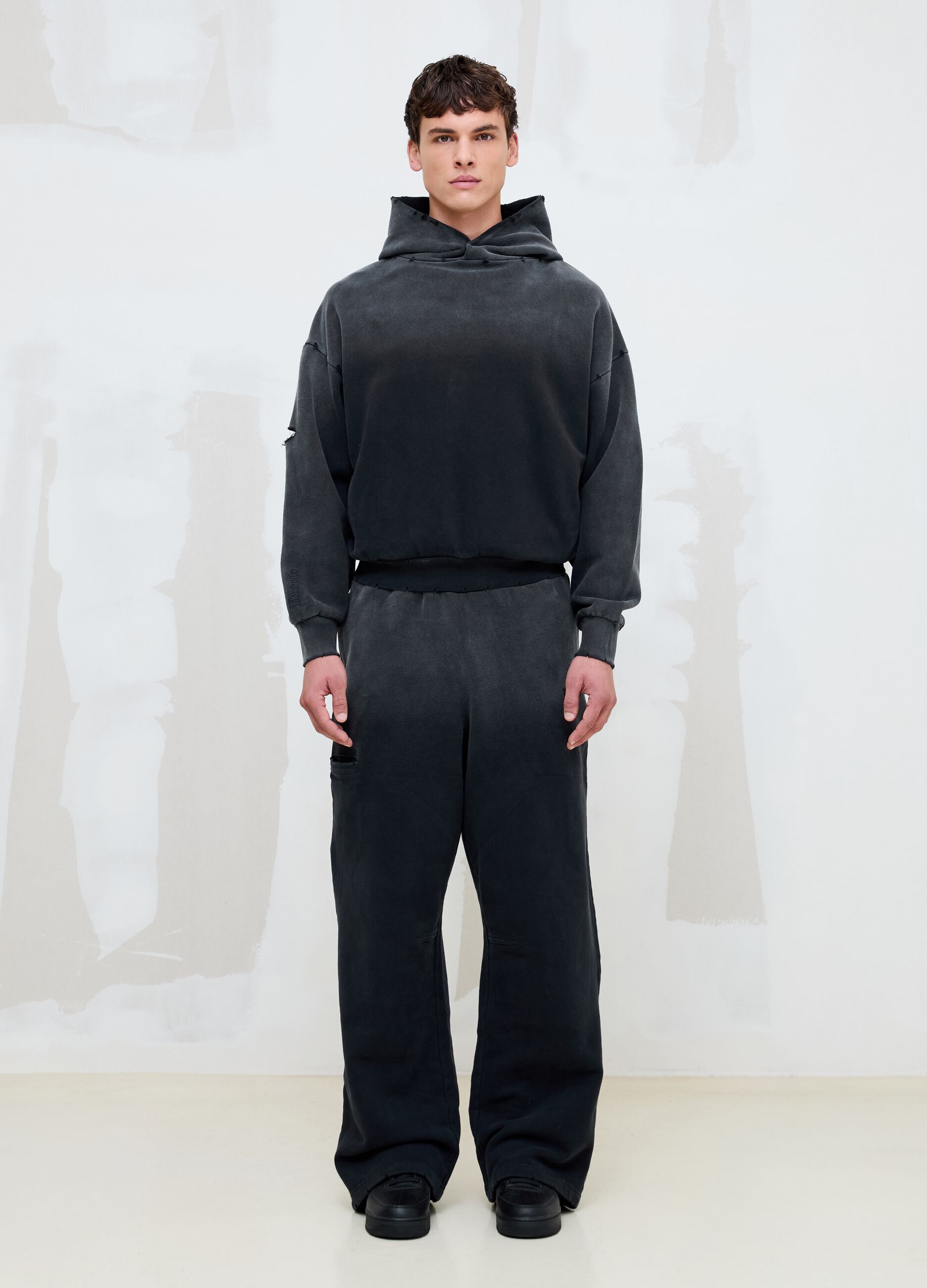 Sunfaded Black Sweatpants
