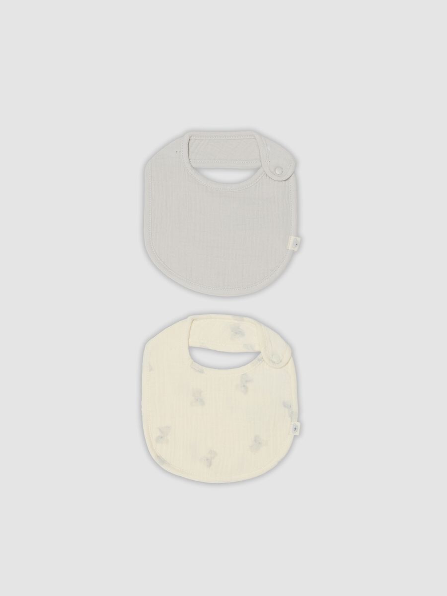 Set of 2 multicolour pure cotton baby bibs_0