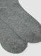 2-pack grey socks in stretch organic cotton blend with dachshund motif_2