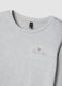 Grey stretch viscose pyjamas with crew neck_1
