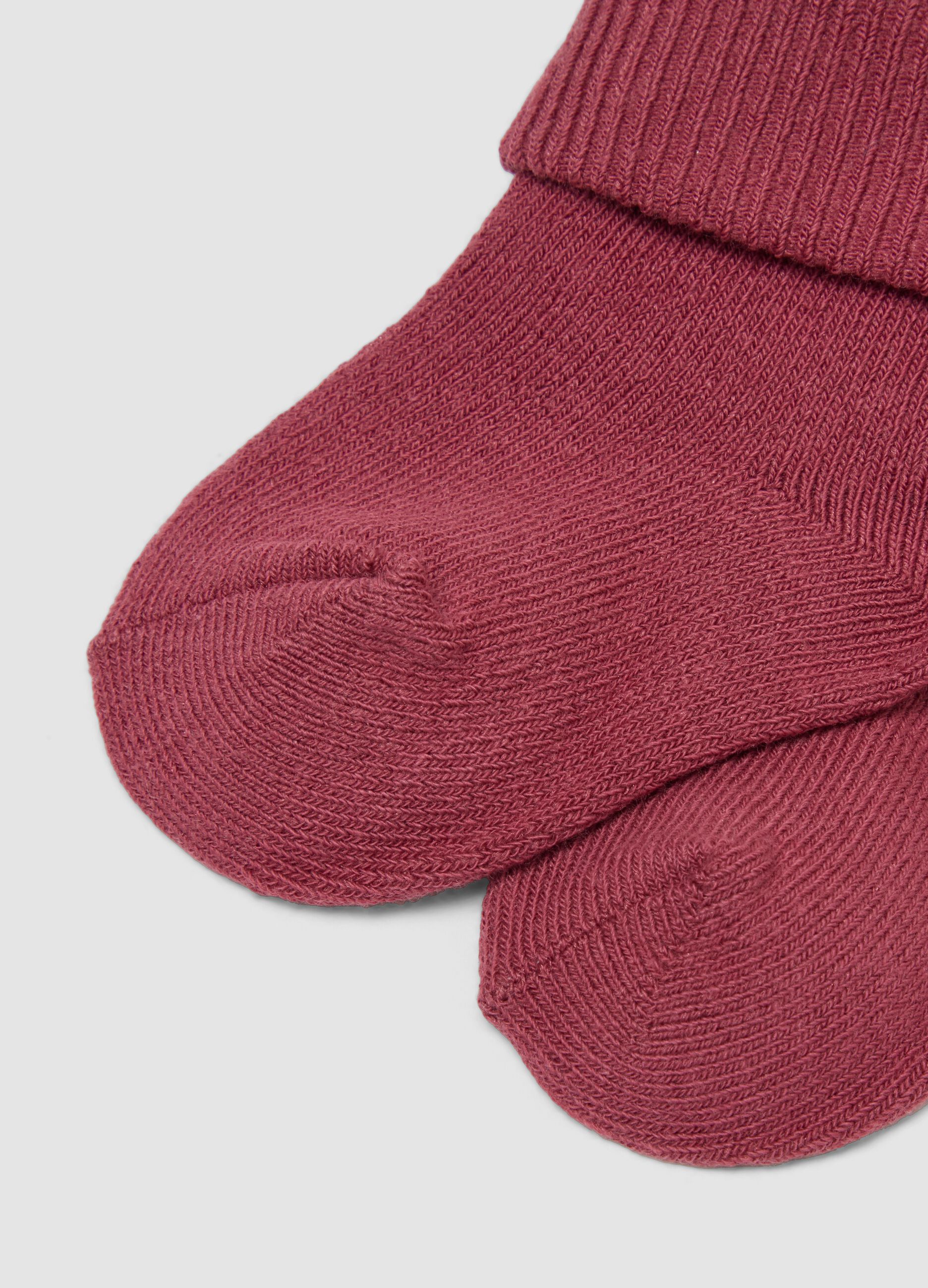 3-pack of multicolour organic cotton ankle socks for baby girls and girls