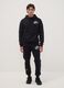 Black cotton-blend hoodie with Miami Heat print_1