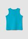 Boys&rsquo; sky-blue pure cotton vest, regular fit, with crab prints_1