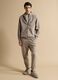 Breathable beige full-zip in 2-way stretch fabric_1
