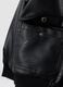Giubbotto nero imbottito con cappuccio e zip per bambino_6