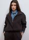 Giacca marrone in misto viscosa regular fit_0