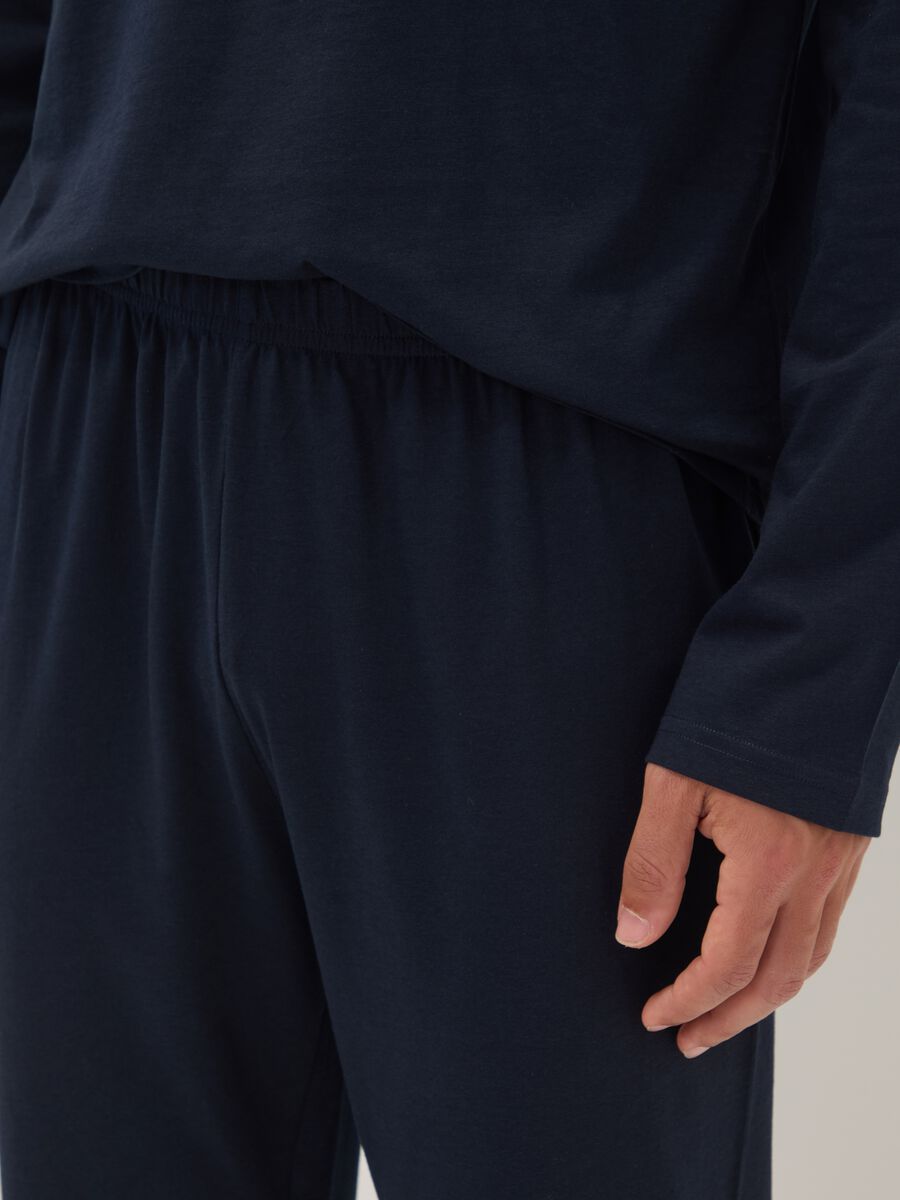 Blue organic cotton pyjamas_3