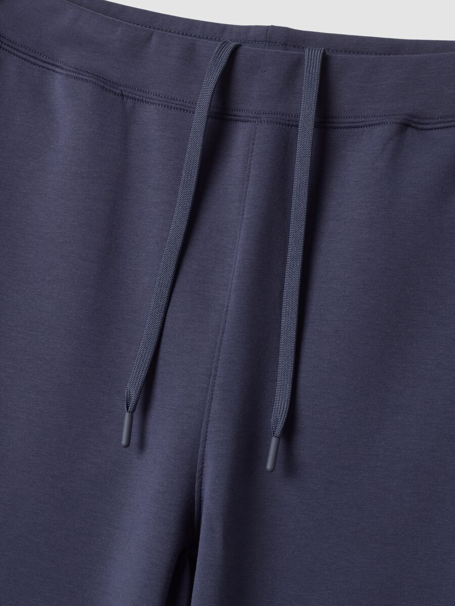 Blue regular-fit joggers in Easy Dry stretch fabric_5