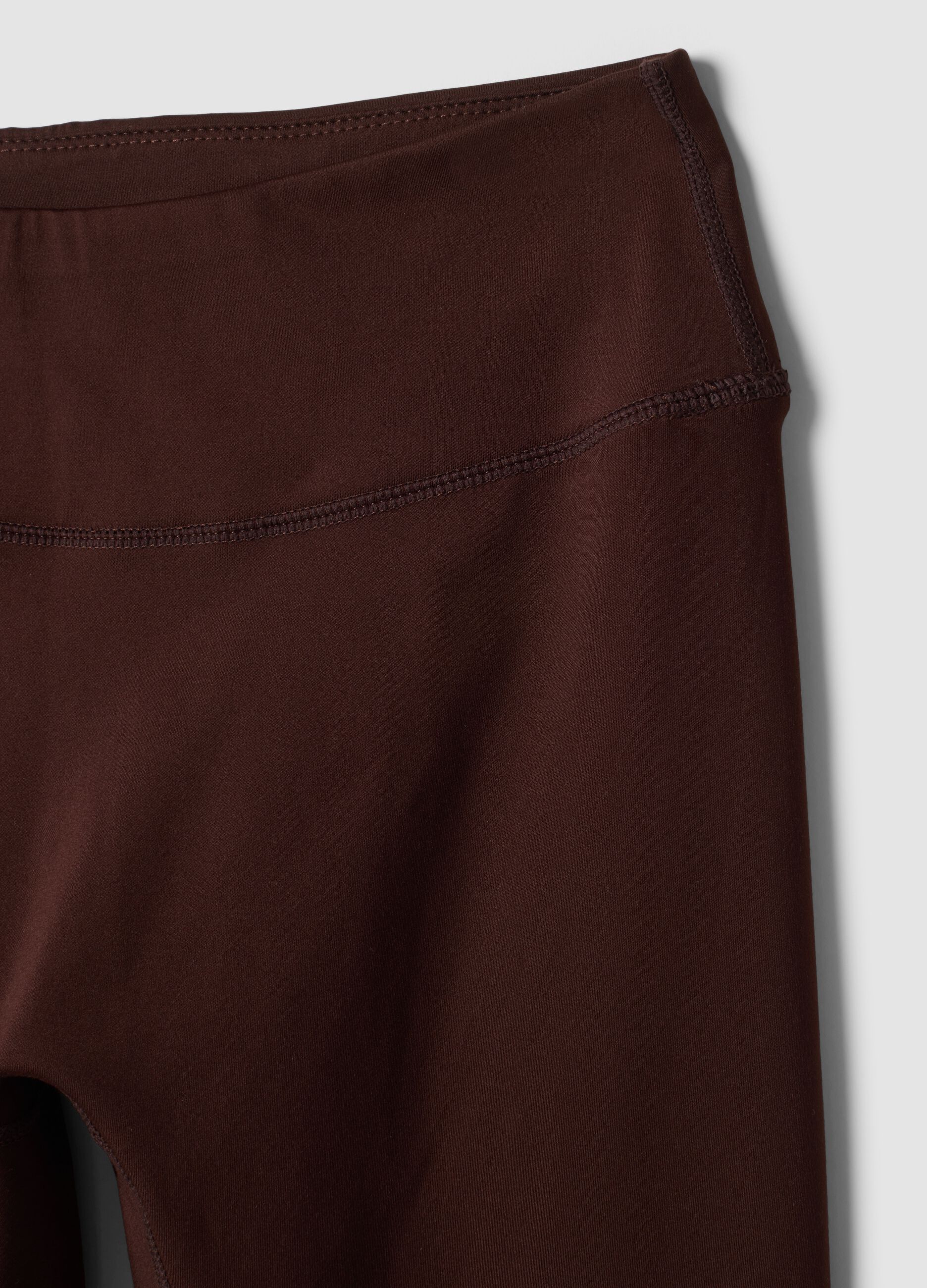 Brown high-waisted breathable stretch leggings ALTAVIA STUDIO
