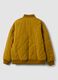 Yellow quilted zip-up bomber jacket, regular fit_6