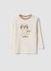 White pure organic cotton crew-neck T-shirt_0
