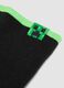 Sciarpa nera e verde in maglia a tema Minecraft_1