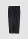 Pantaloni chino grigi in cotone elasticizzato slim fit_0