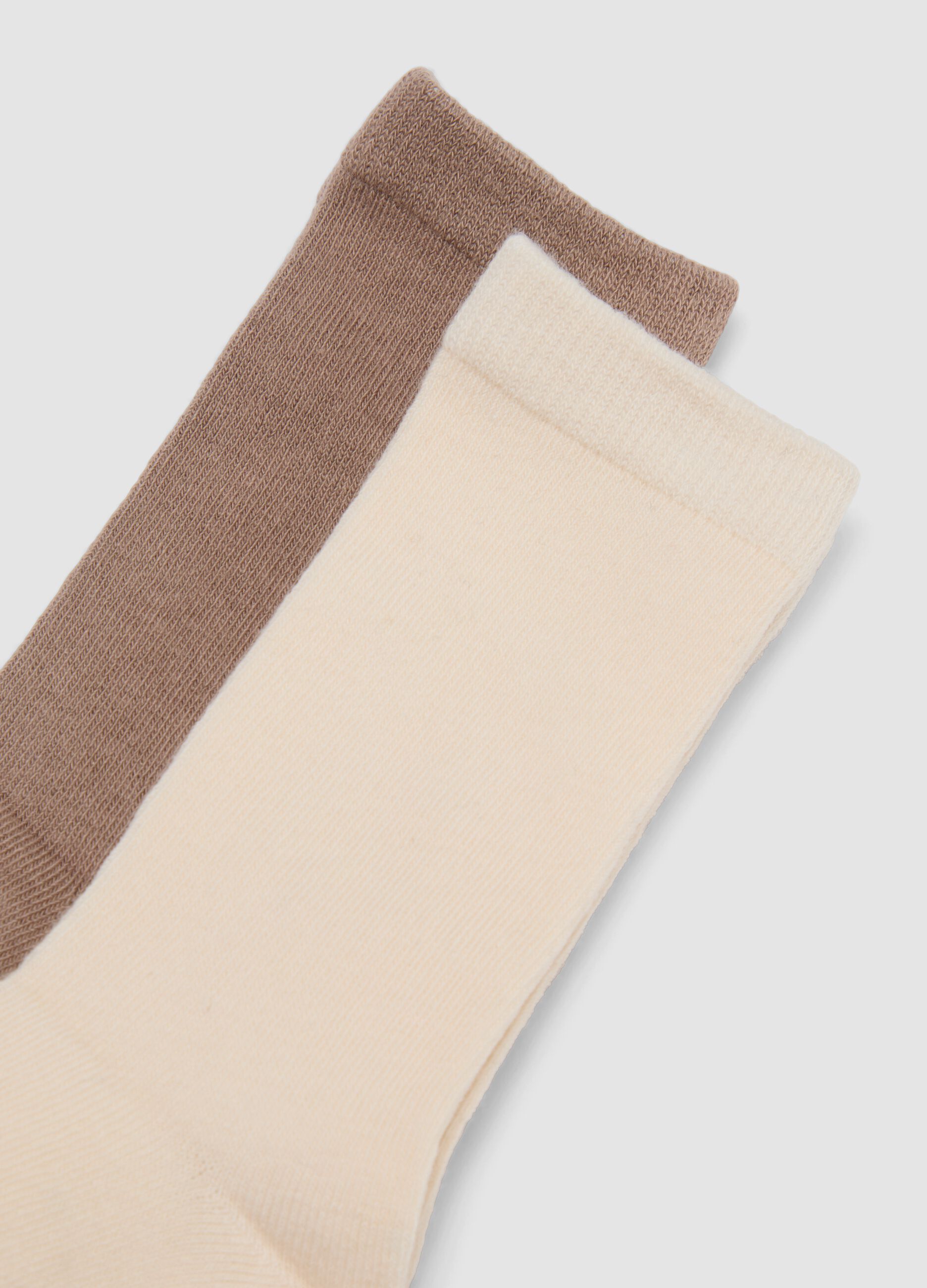 3-pack of multicolour long socks in stretch organic cotton