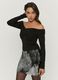 Grey Fringe Mini Skirt_0