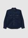 Boys' Blue Denim Shirt Regular Fit_3