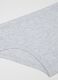 Grey elasticated cotton baby culottes for girls, regular fit_2