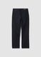 Blue pure cotton straight-fit jeans_1