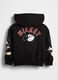 Black Hoodie with Zip Mickey Mouse_1