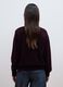 Maglia viola in pura lana con scollo a barchetta_3