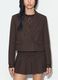 Blazer crop marrone in viscosa elasticizzata_3
