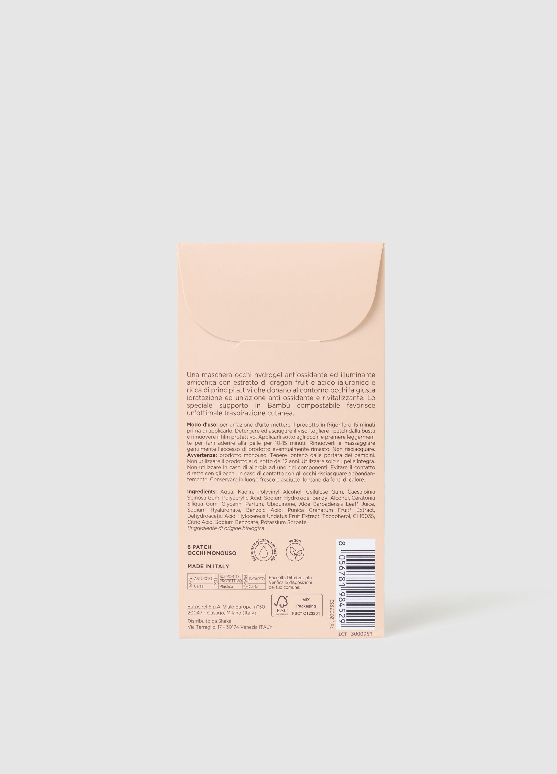 Hydrogel eye patches