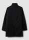 Blue padded regular-fit coat with high neck_2