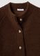 Dark brown regular-fit coat with buttons_1