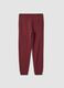 Brown joggers in 100% organic cotton_1
