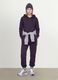Purple cotton-blend regular-fit hoodie_1