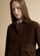 Brown Genuine Leather Blazer with Regular Fit and Classic Lapels_1