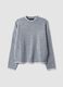 Grey stretch wool oversized jumper_4