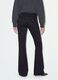 Jeans neri flare in cotone elasticizzato_3