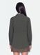 Black oversized cotton-blend checked shirt with bow_3