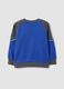 سويت شيرت أزرق بمزيج من القطن بطبعة ماريو كارت بقصّة واسعة_1